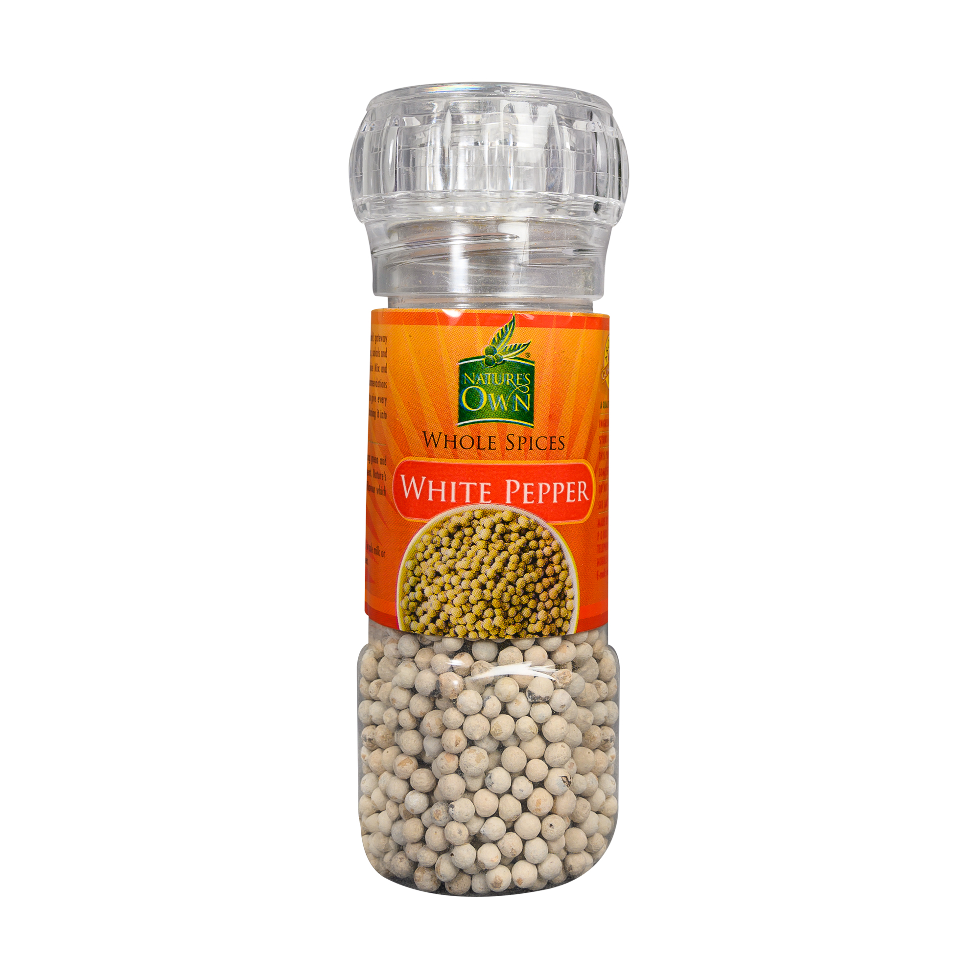 Natures Own Whole Spices White Pepper 40g